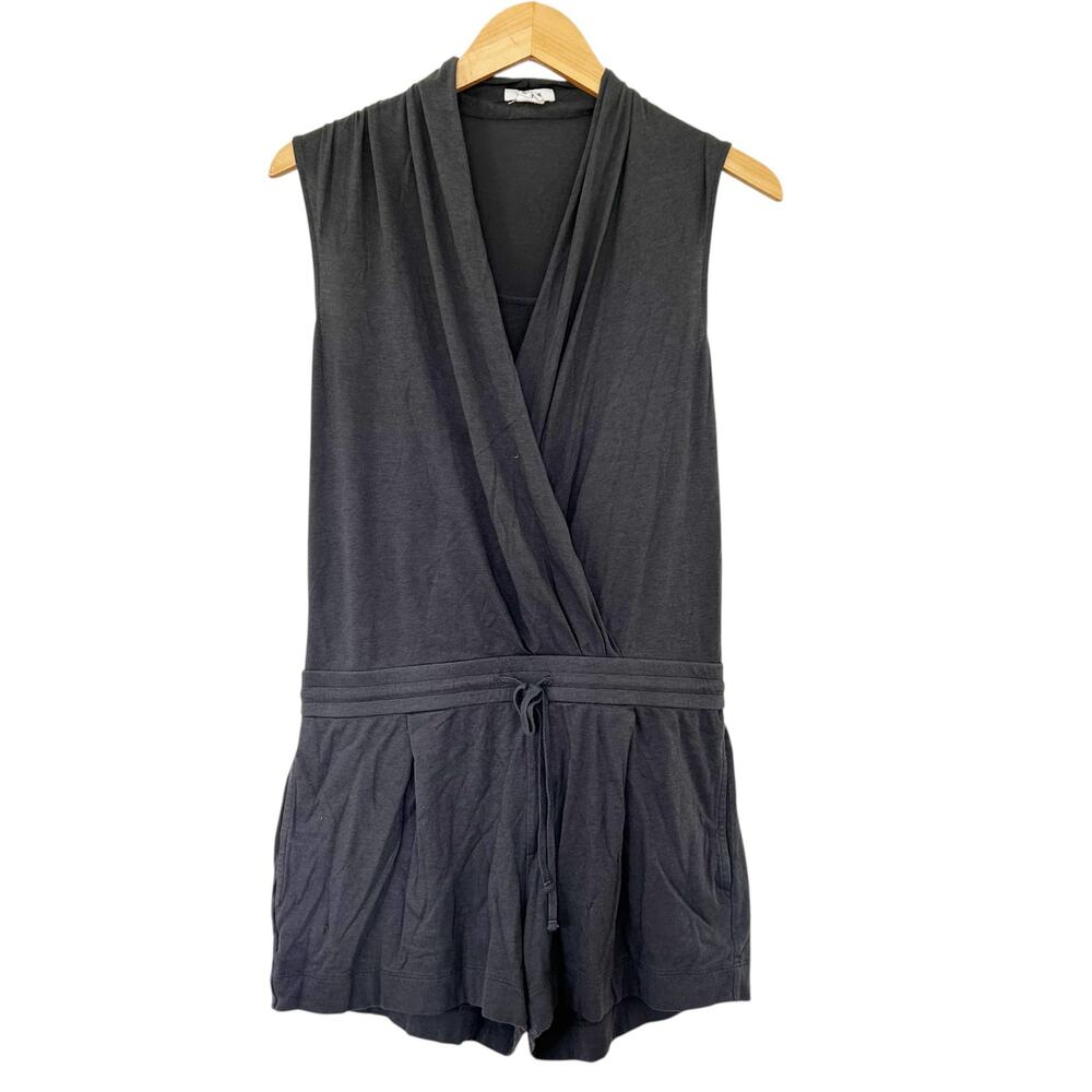 Helmut Lang Gray Sleeveless Romper Sz S